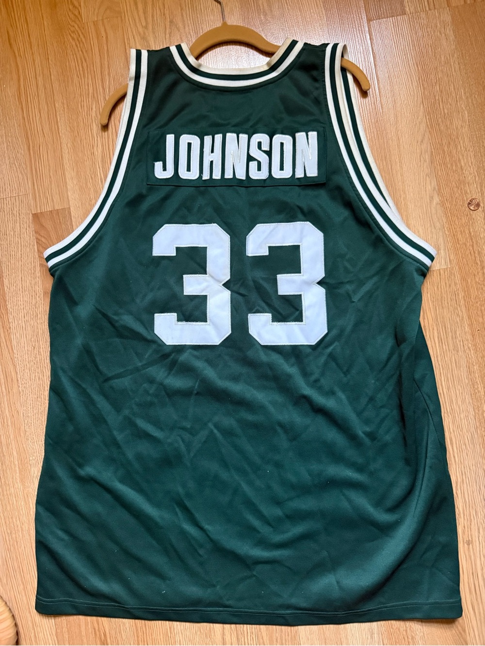 Michigan State Spartans Magic Johnson #33 Jersey Sz 3xl Hardwood Legends Bball